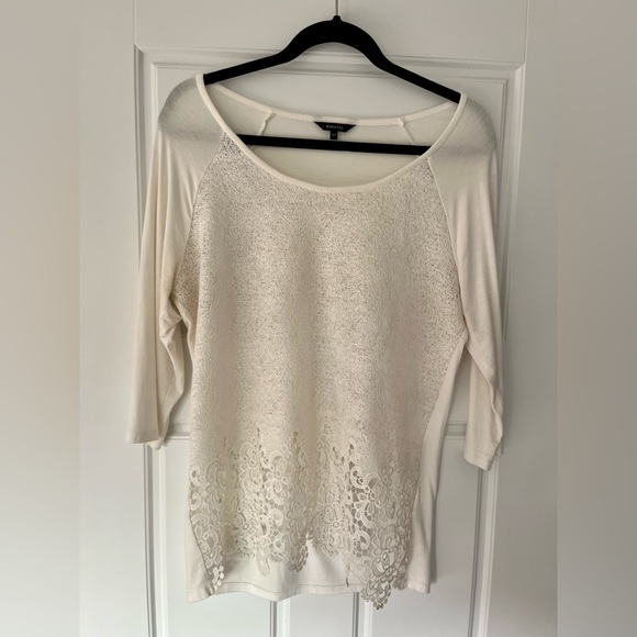 RW&CO Lace Detail Shirt - Picture 1 of 4